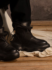 定制 REwrite编界「踏雪煦行」湿冰止滑皮毛一体靴Vibram®Arctic Grip25s