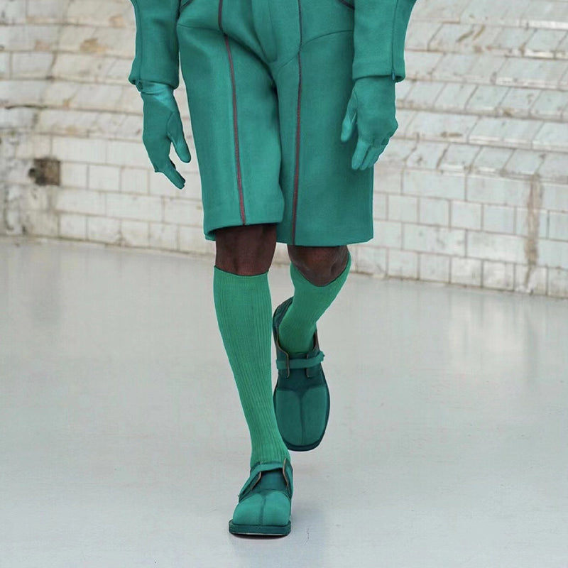 定制 REwrite编界® x YULONGXIA联合设计伦敦时装周走秀解构固特异男女