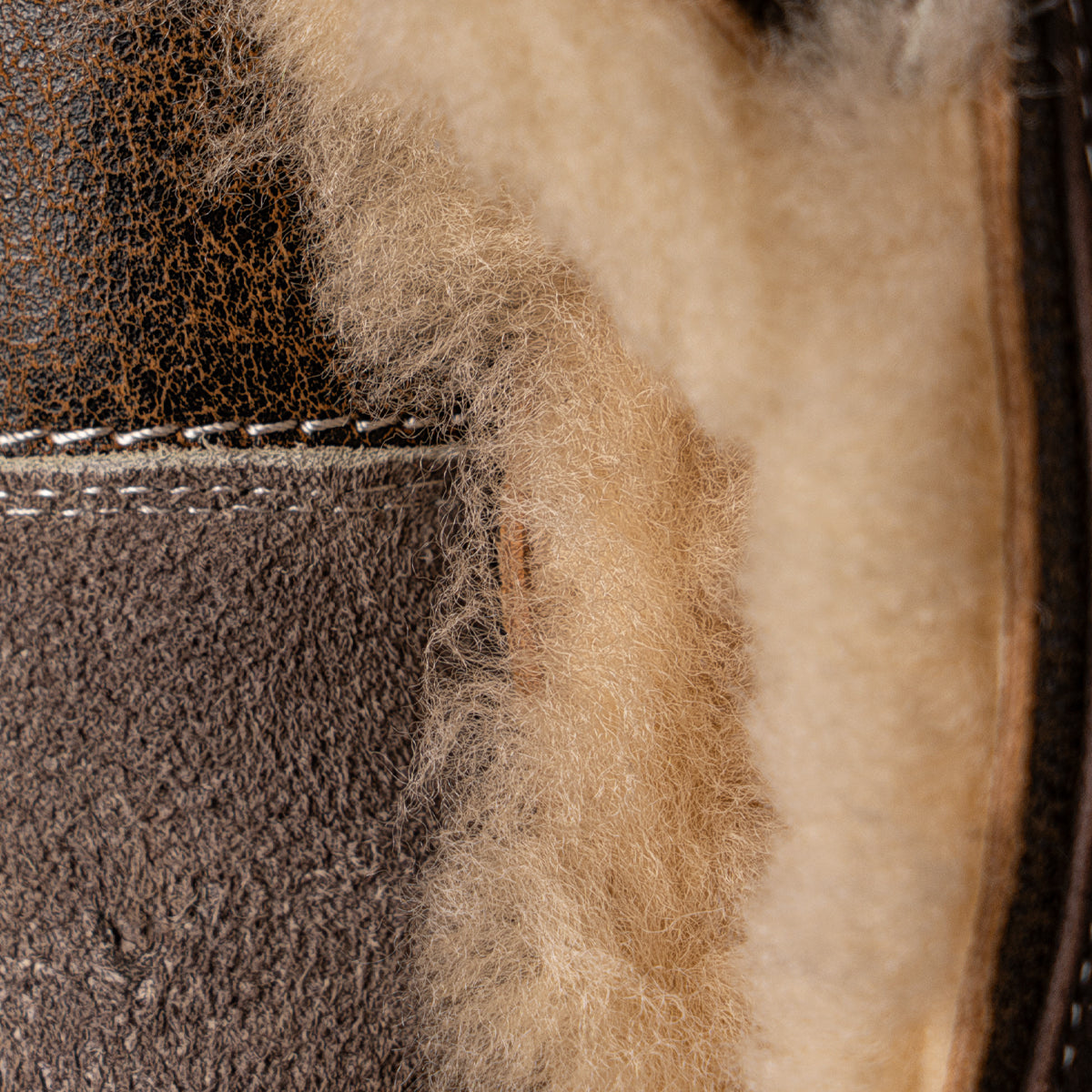 定制 REwrite编界®「烈」 厚底真皮羊毛一体中帮雪地靴加厚秋冬