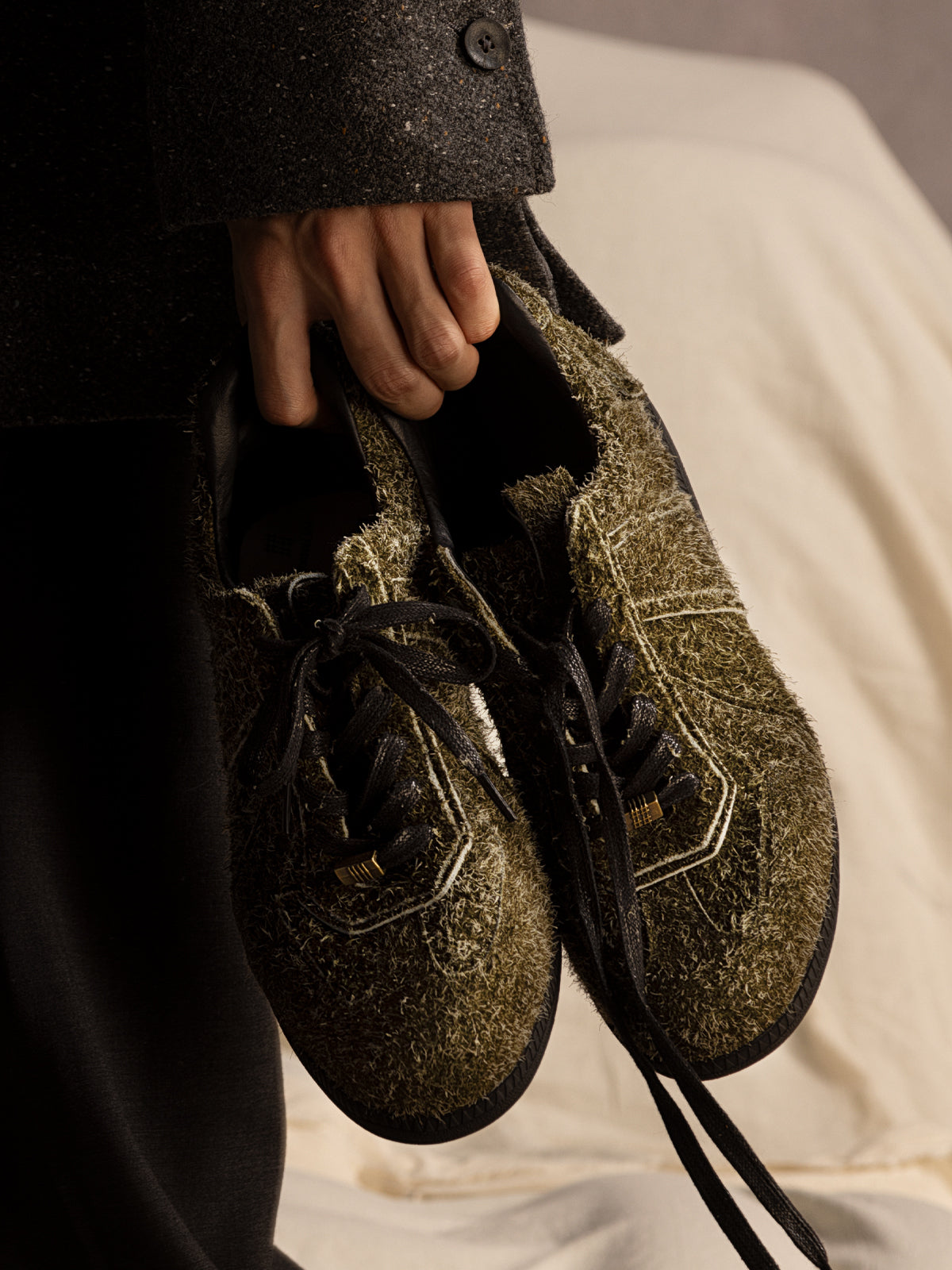 定制 【辛云来同款】REwrite编界「习」牛皮德训休闲鞋Ortholite®