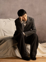 定制 REwrite编界「城屿游历」休闲黑皮鞋NARO-FIT™训练鞋Ortholite®