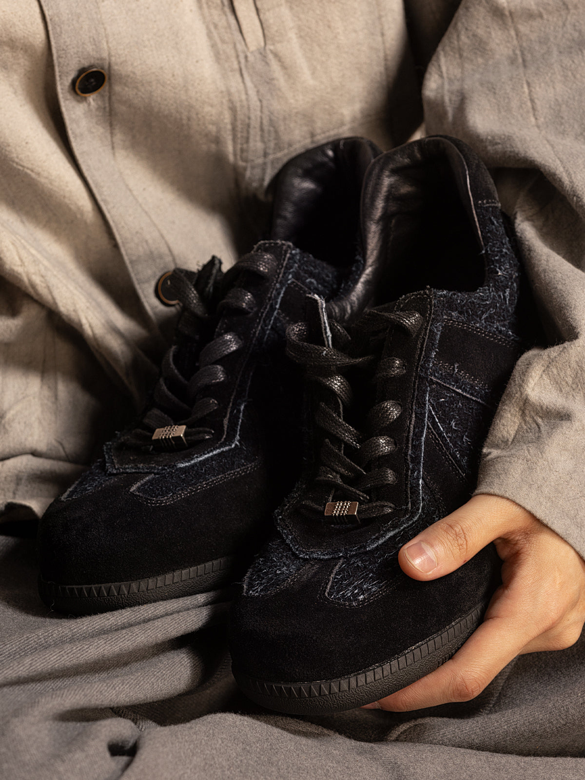 定制 【辛云来同款】REwrite编界「习」牛皮德训休闲鞋Ortholite®