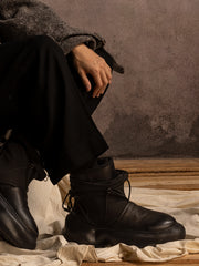 定制 REwrite编界「踏雪煦行」湿冰止滑皮毛一体靴Vibram®Arctic Grip25s