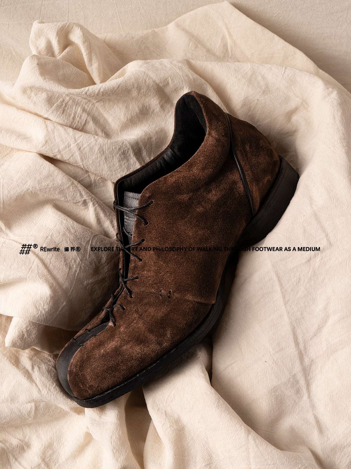 REwrite编界「青阶浔溯」反绒秋冬休闲皮鞋NARO-FIT™Ortholite®