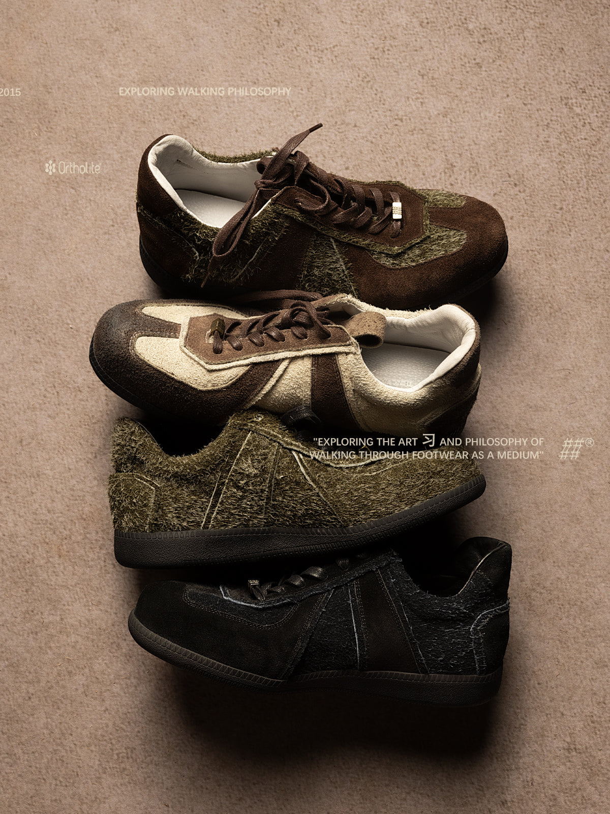 定制 【辛云来同款】REwrite编界「习」牛皮德训休闲鞋Ortholite®